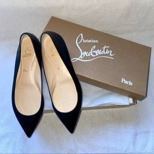Louboutin Flats (black) size 38.5